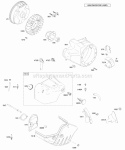 Blower HousingShrouds Exhaust System Flywheel Diagram and Parts List for 21A113-0254-E1  Briggs and Stratton Engine